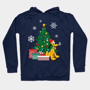 Pluto Around The Christmas Tree Hoodie